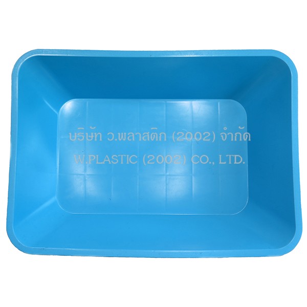 BLUE RECTANGULARSHAPED CEMENT MIXING TUB No.230