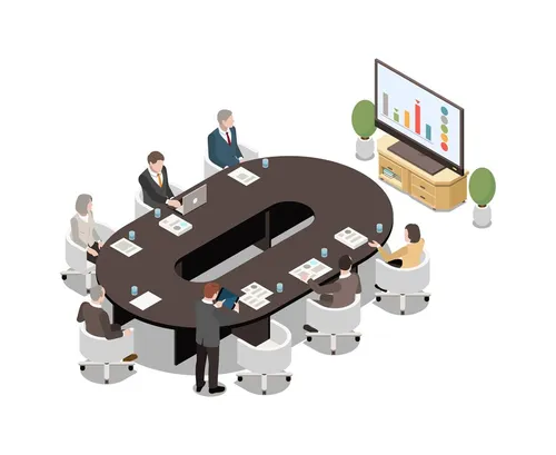 business-people-sitting-oval-desk-watching-lcd-screen-presentation-meeting-room-3d-isometric1284-63941