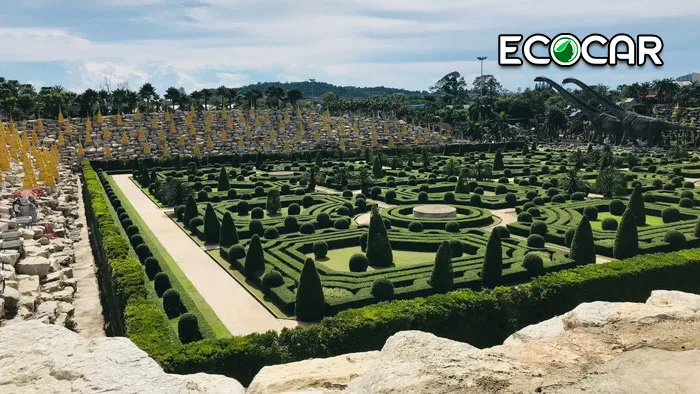 รถเช่าพัทยา-รายวัน-พาเที่ยวสวนนงนุช--ECOCAR