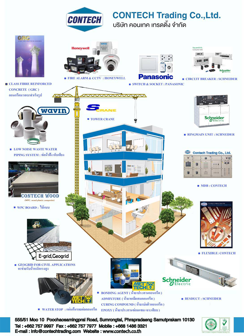 บริษัท คอนเทค เทรดดิ้ง จำกัด มุ่งสู่ความเป็นผู้นำธุรกิจด้านผลิตภัณฑ์ที่