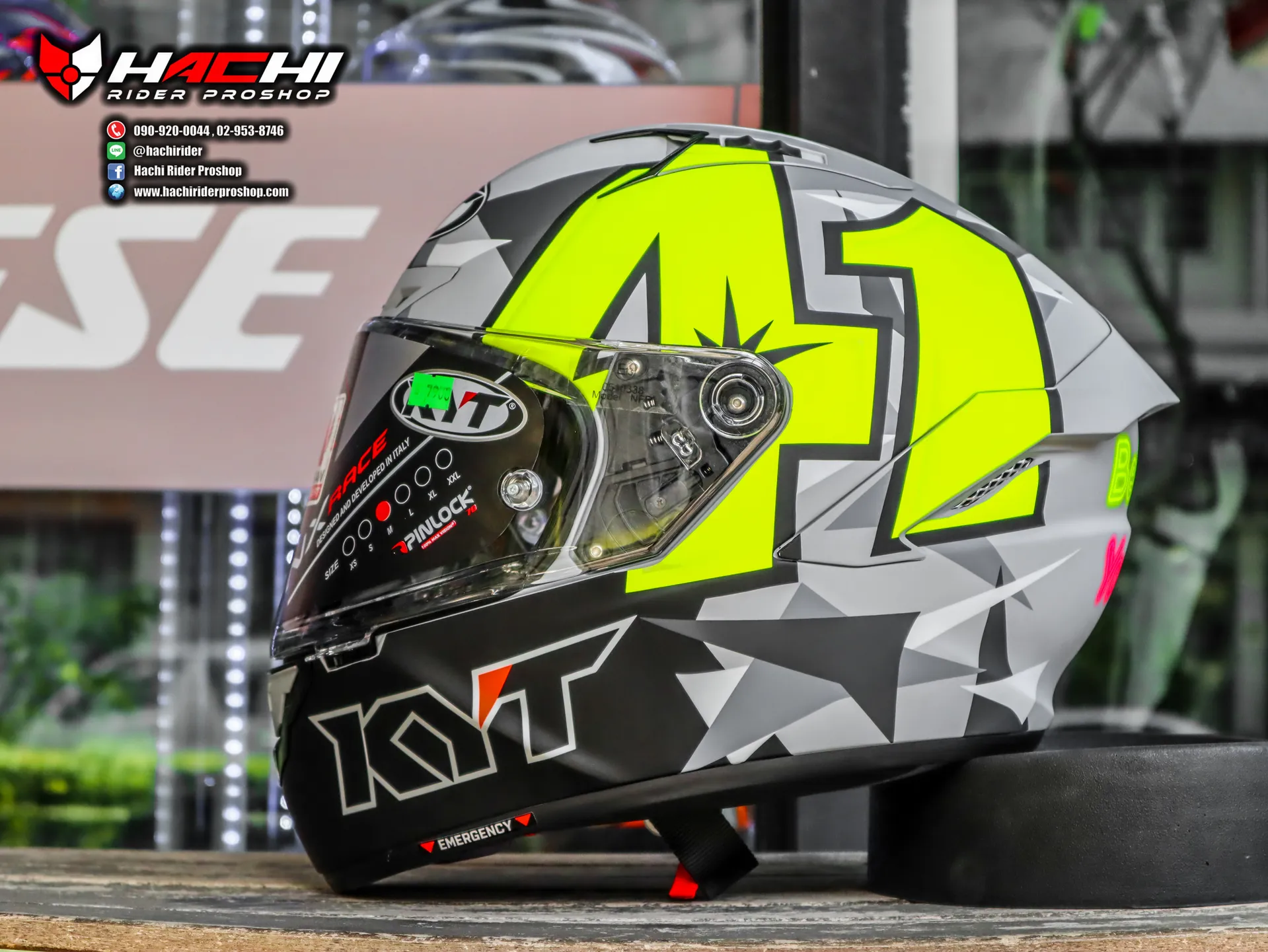 KYT NX Race Espargaro 2019 Matt Gray Replica