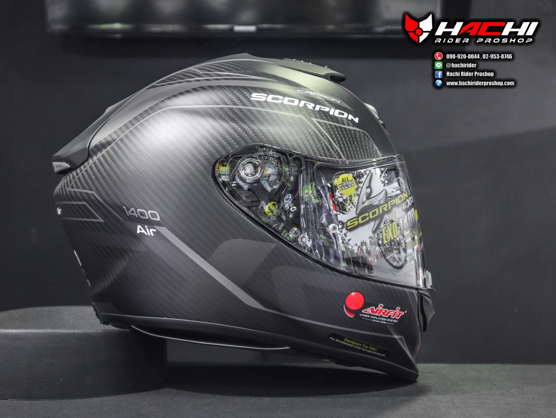 Scorpion exo 1400 air carbon beaux top