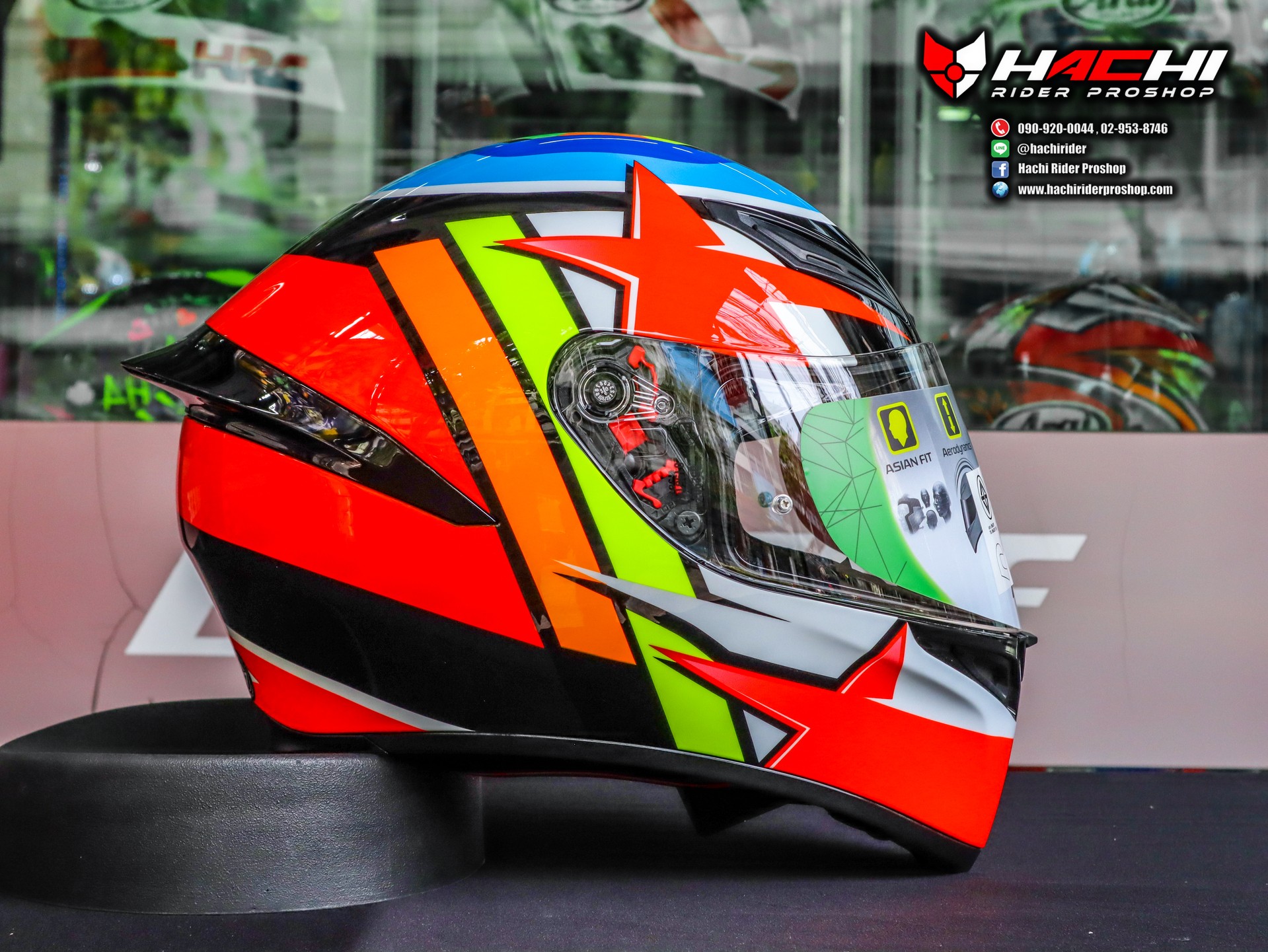 AGV アイロンをかけた K1 WINTER TEST 2015 Asian Fit L