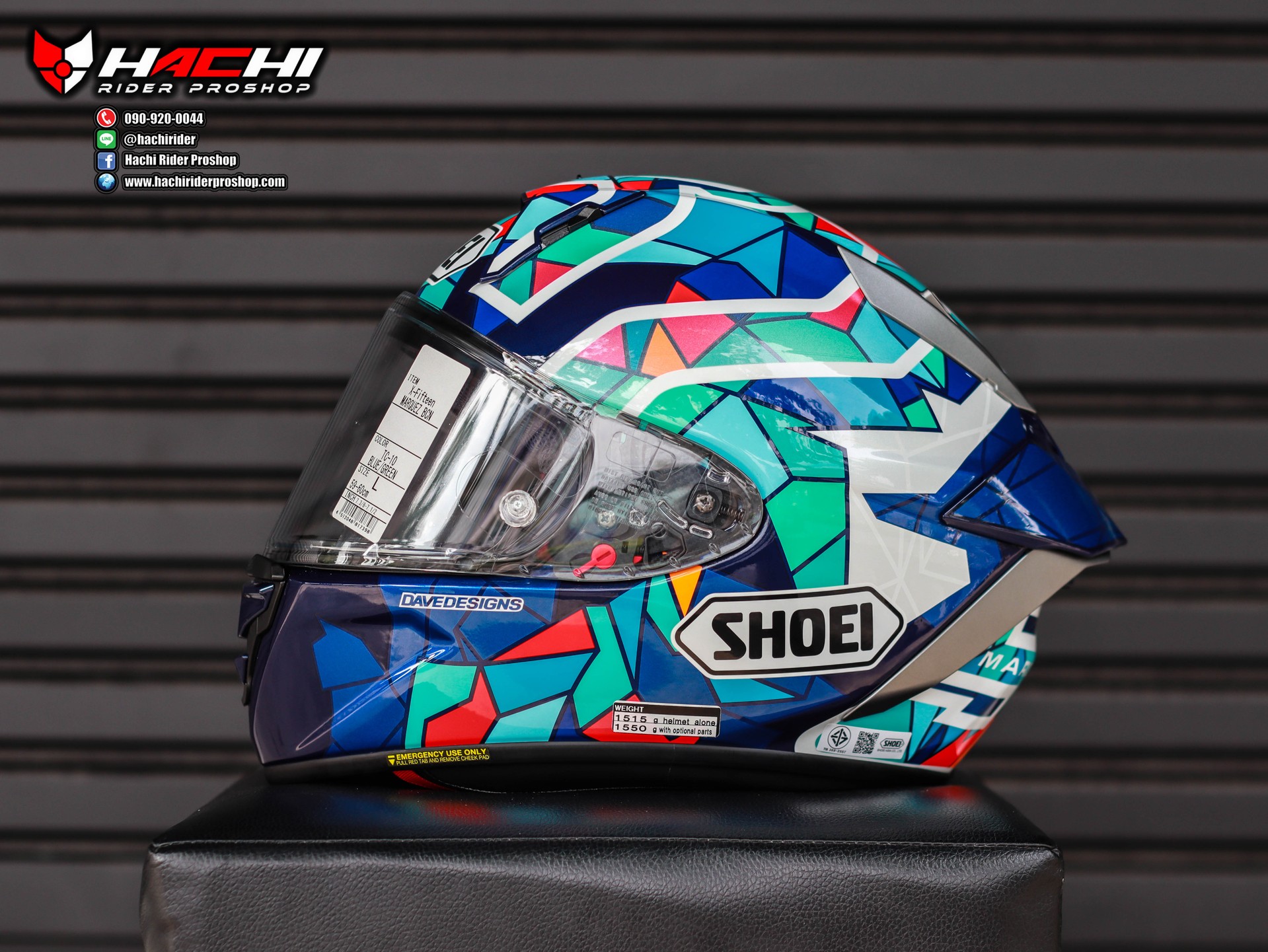 SHOEI X-FIFTEEN バルセロナ　未使用品 X-15 MM93 SHOEI X-FIFTEEN バルセロナ 未使用品 X-15 MM93 SHOEI X-FIFTEEN