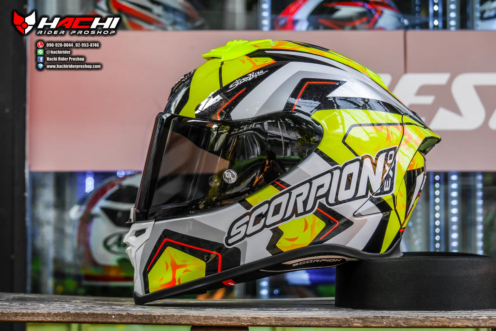 Casco scorpion alvaro best sale bautista