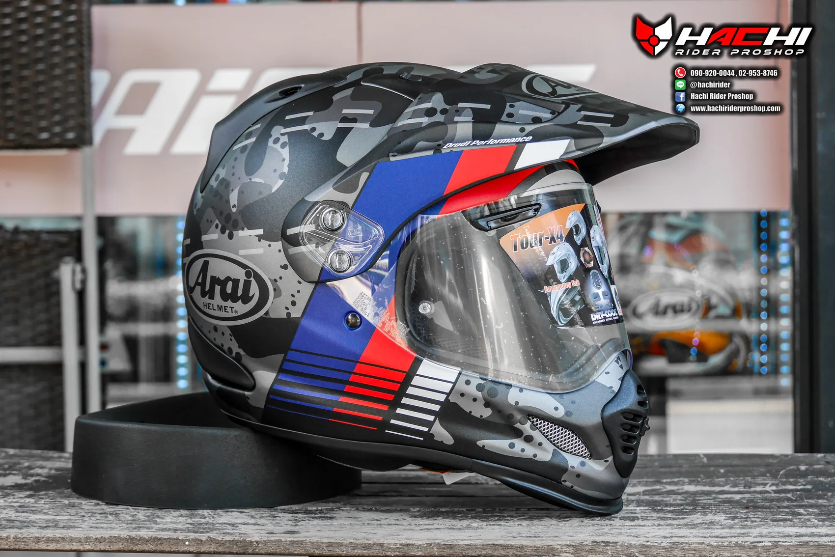 Arai Tour X4 Cover Blue
