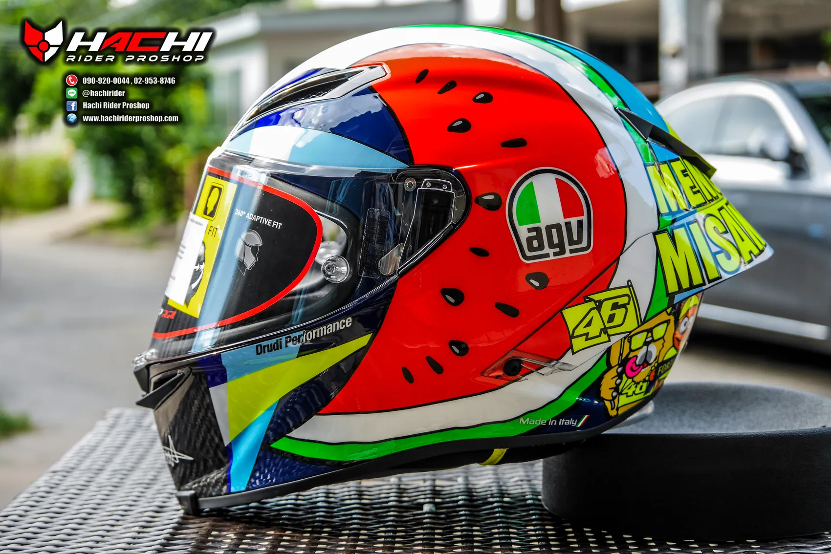 Agv pista gp sale rr rossi misano 2019