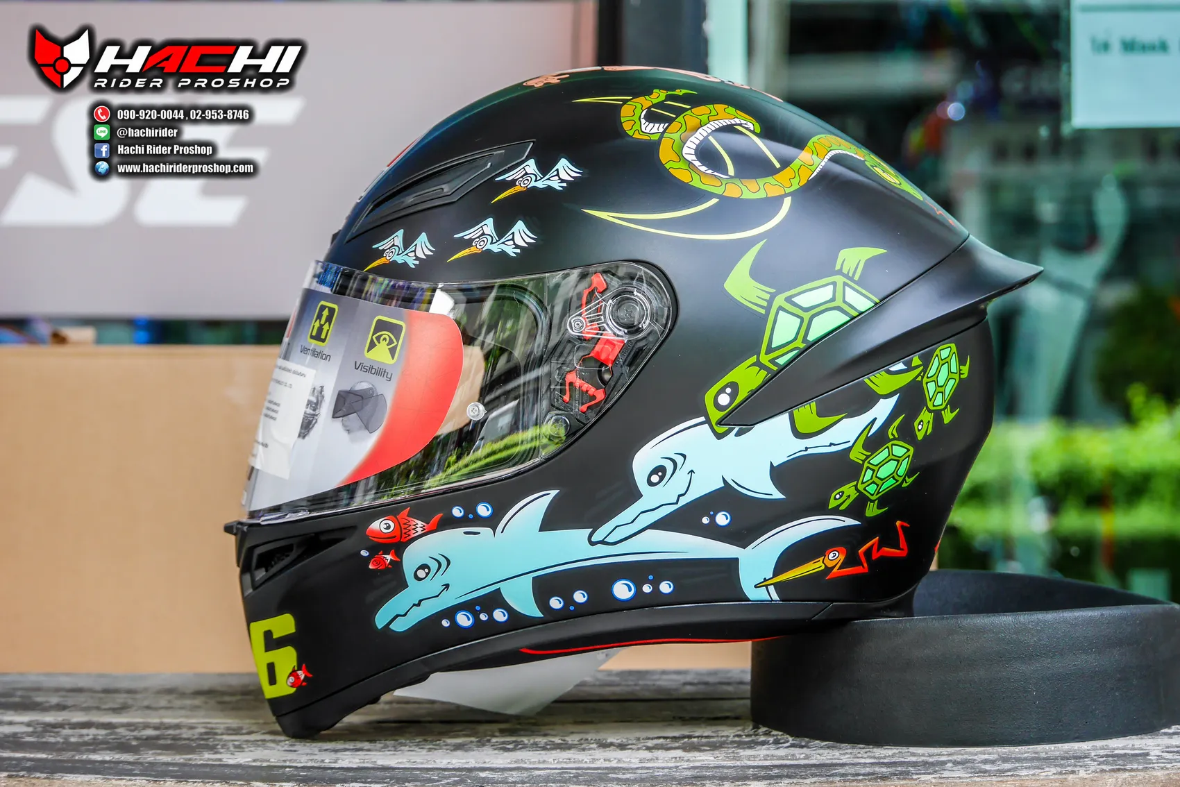 AGV: K1 - White Zoo Matt Black