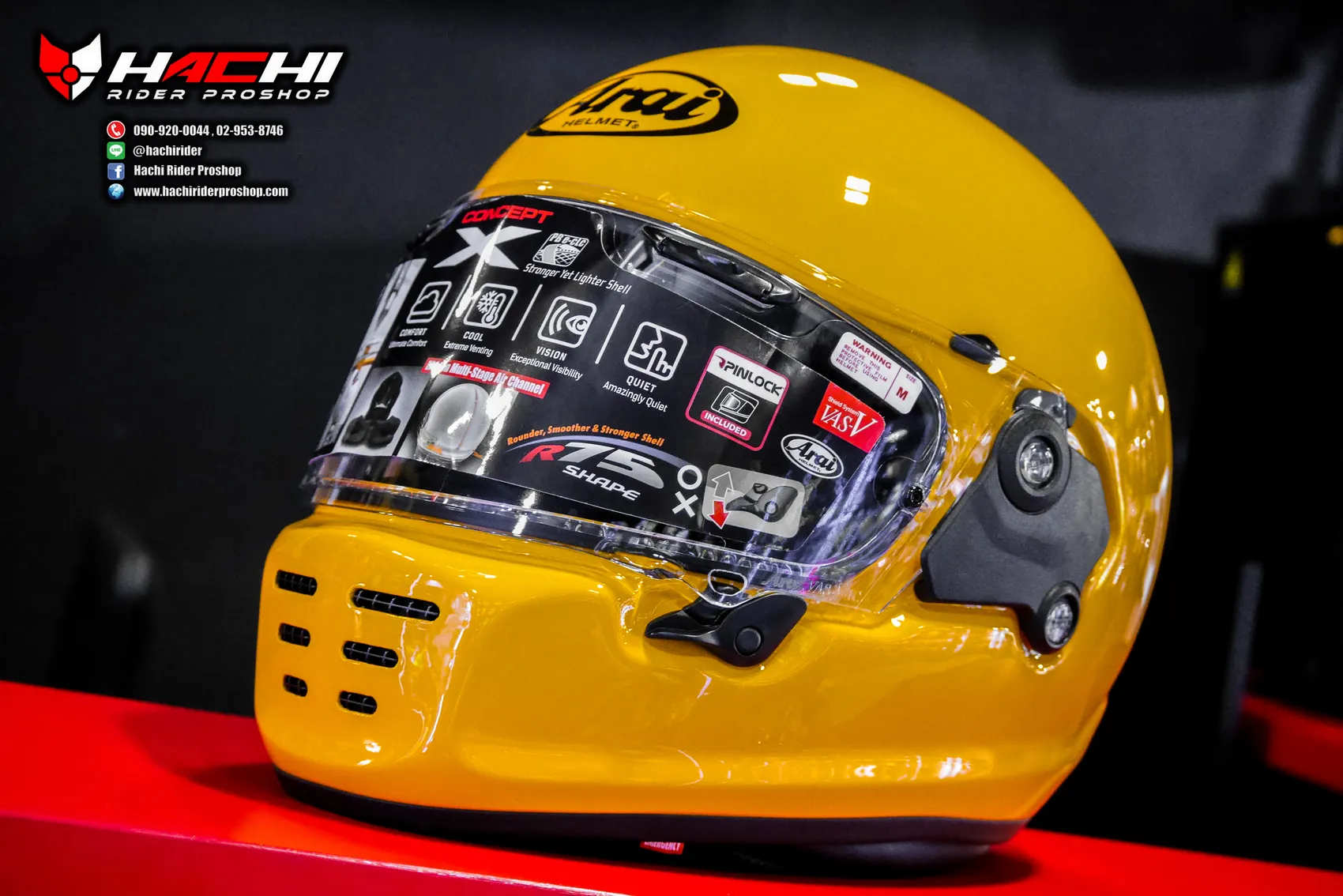 Arai concept x yellow discount