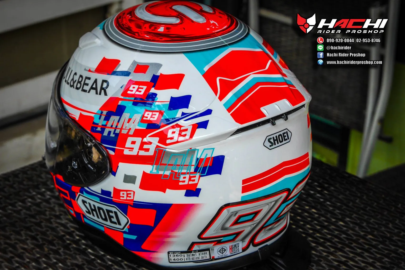 Webike | SHOEI ショウエイ Z-7 MARQUEZ POWER UP！［ゼット