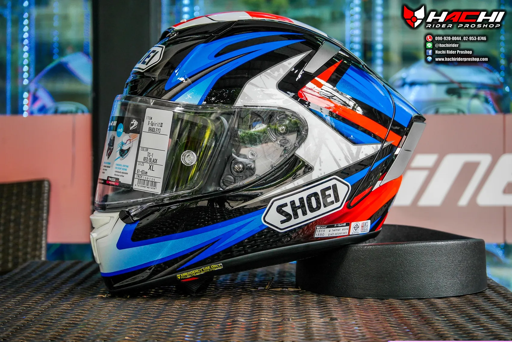 Shoei x top spirit 3 bradley