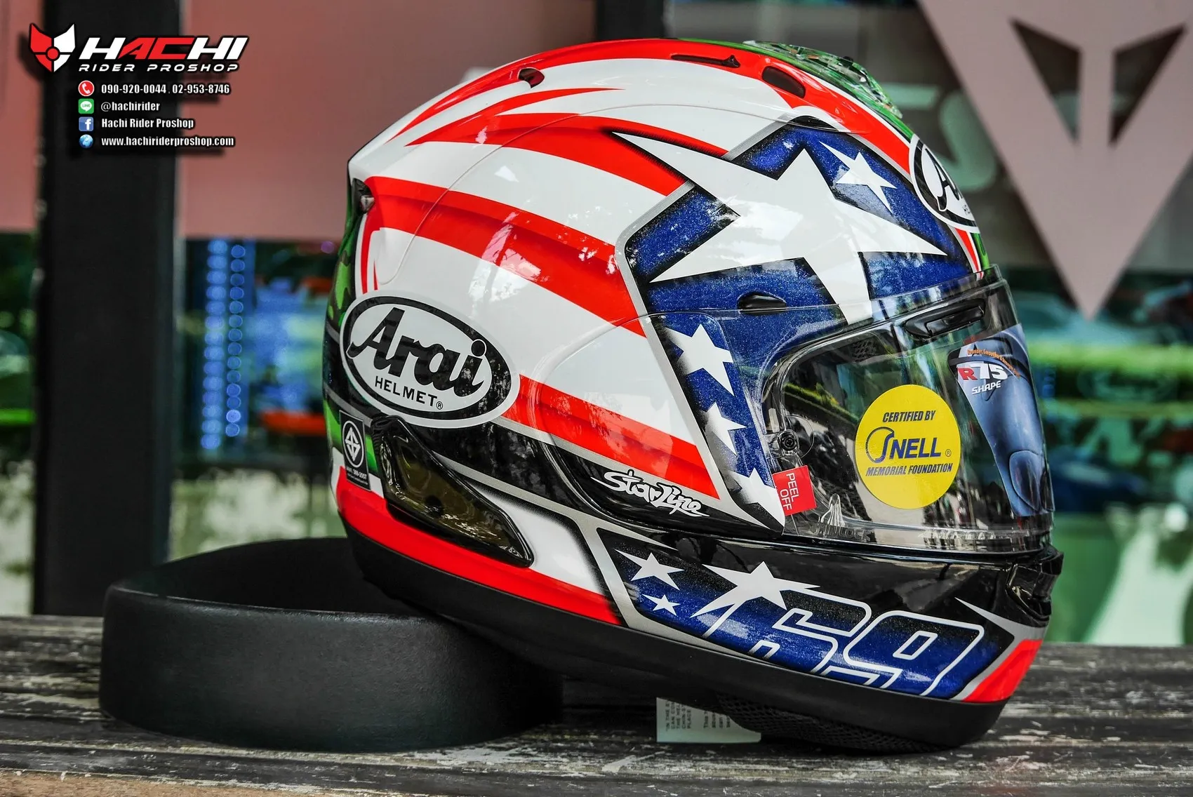 Arai rx7x hot sale hayden