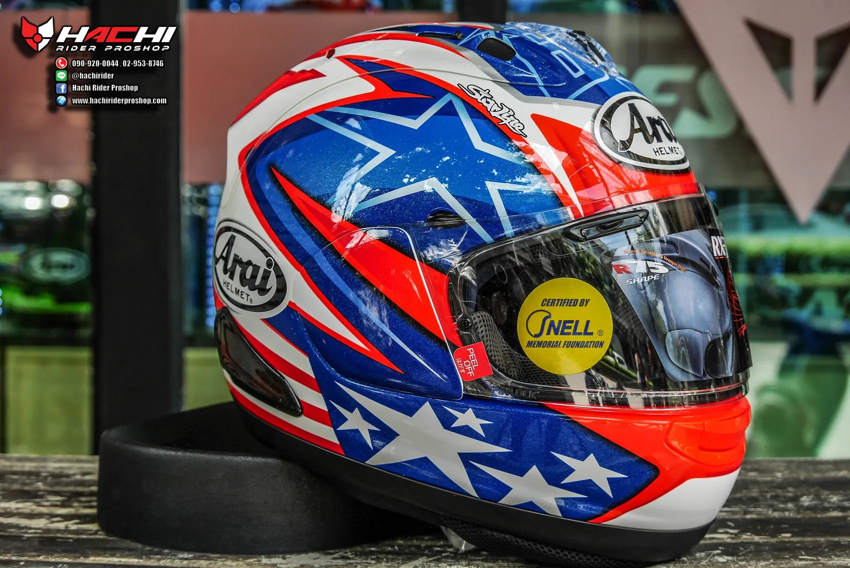 Arai アライ rx-7x HAYDEN ニッキーヘイデン限定 アライがニッキー・ヘイデンのレプリカモデル「RX-7X HAYDEN RESET」を