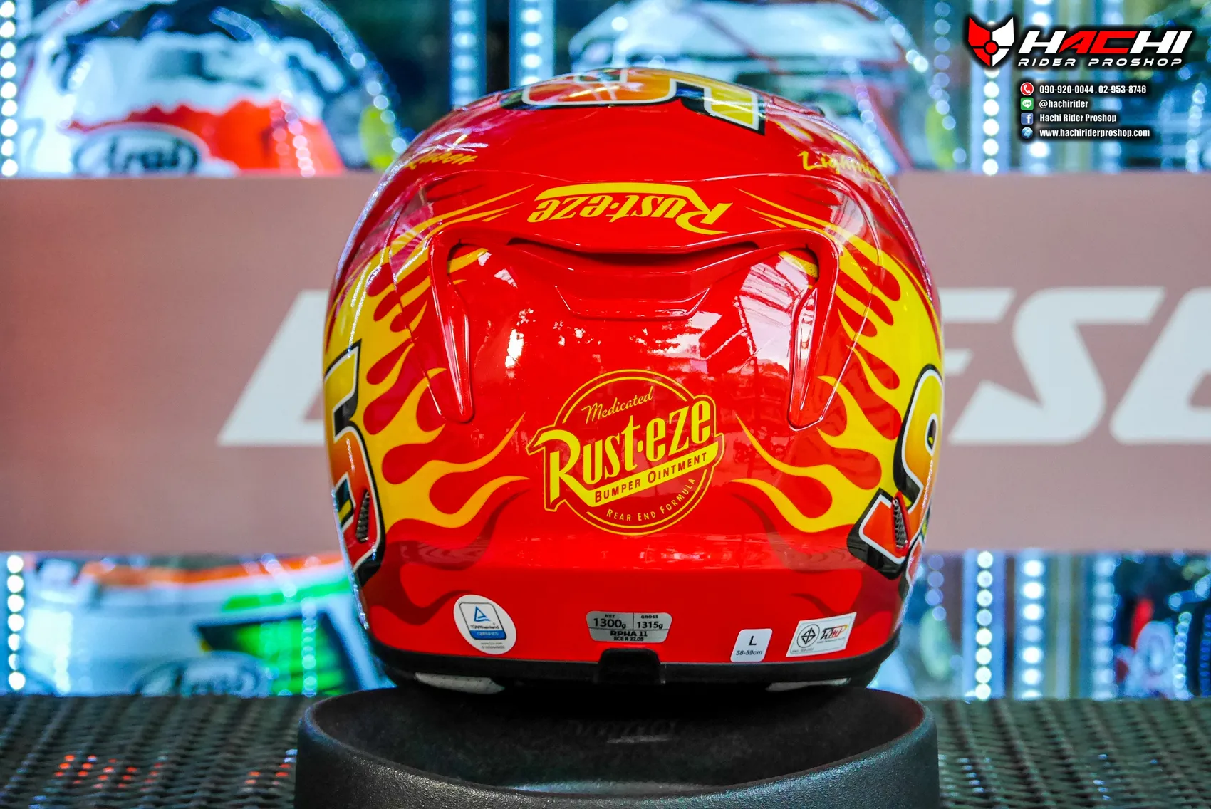 セキュリティ・セーフティ HJC RPHA 11 Lightning McQueen HJC Capacete Integral RPHA 11 Lightning Mcqueen | Motardinn Integrais