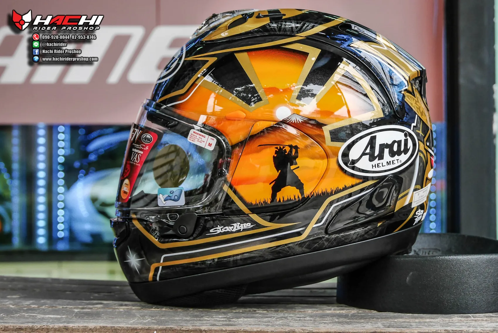 Arai rx7v cheap pedrosa spirit gold