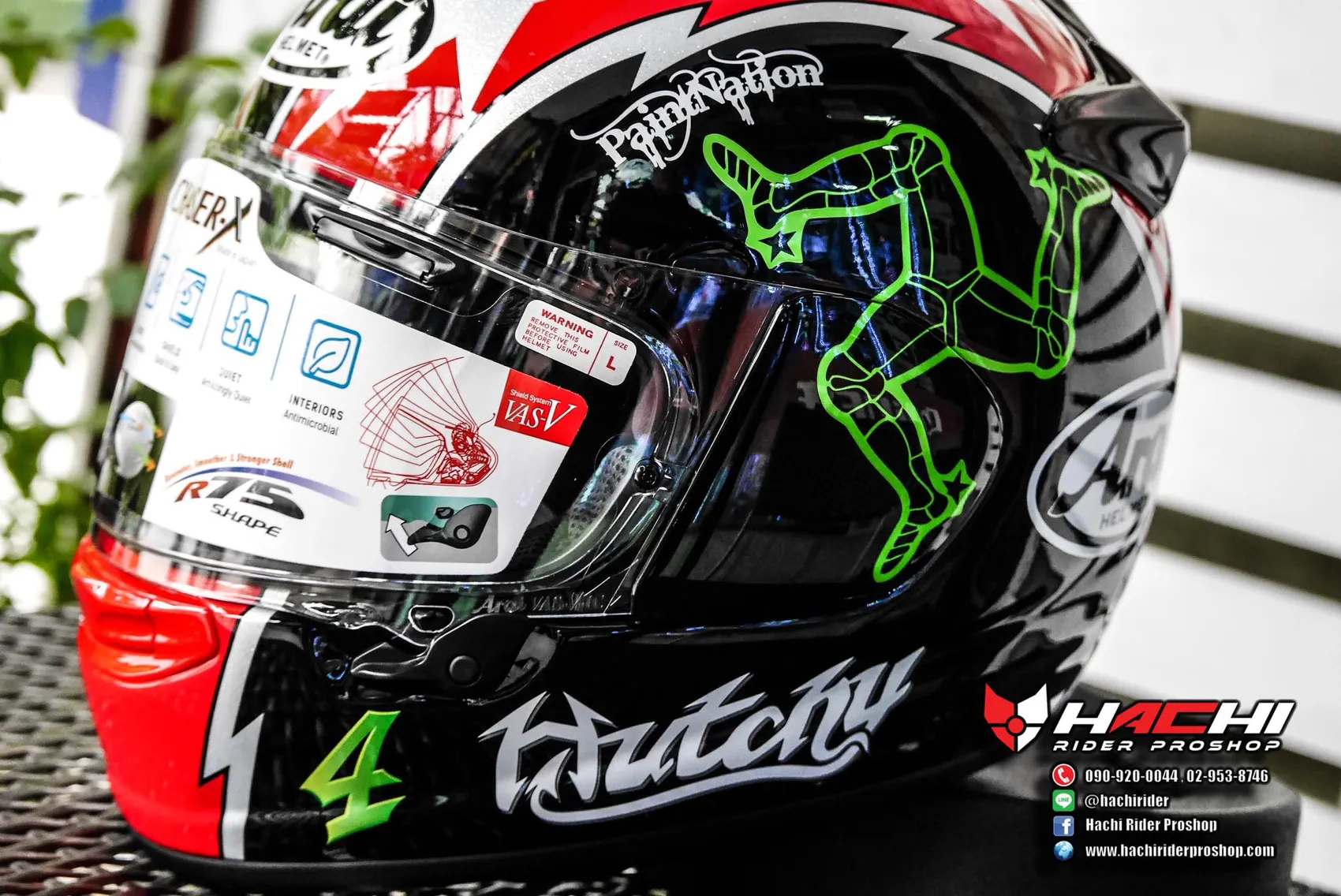 Arai shop hutchy replica