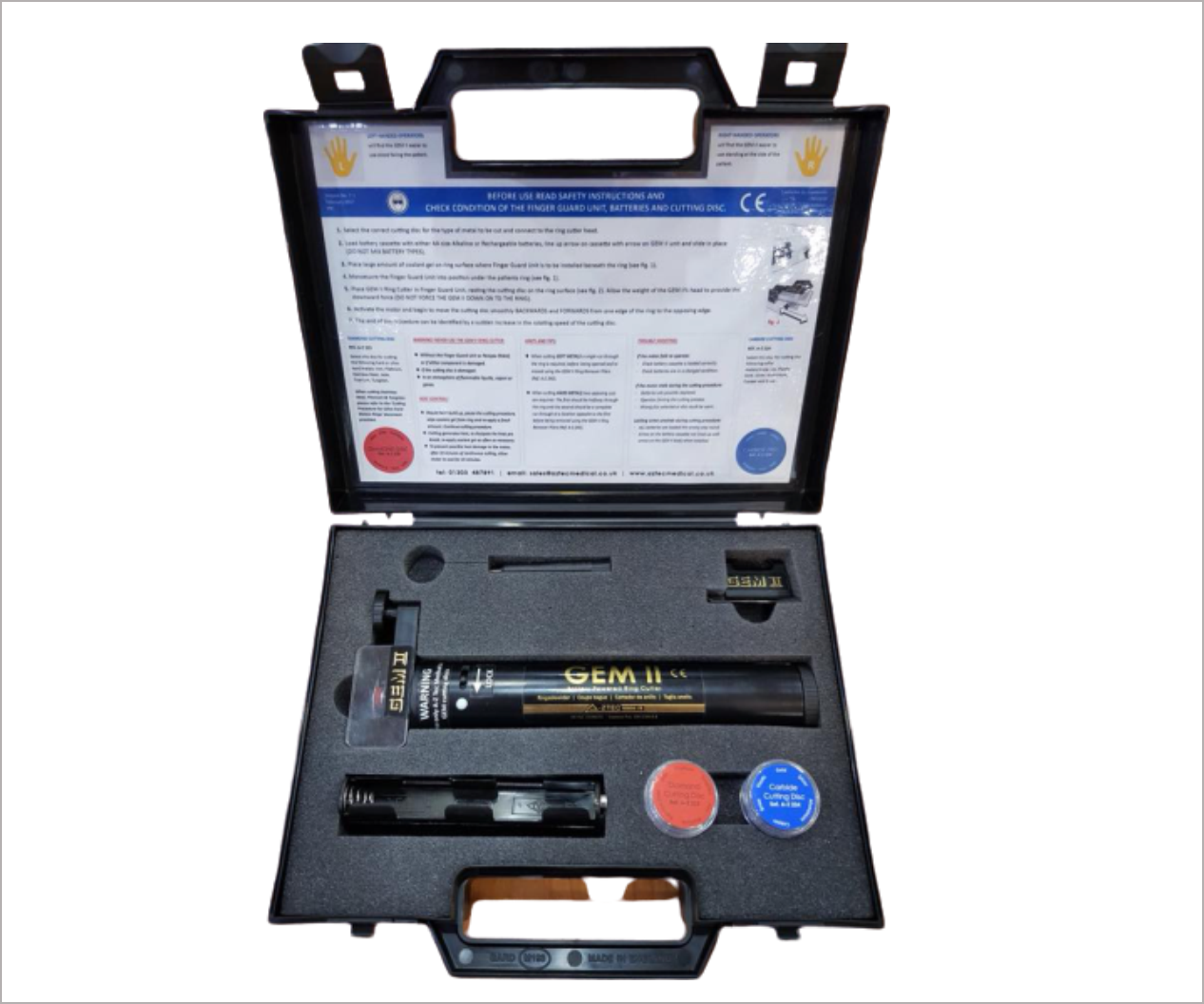 เครื่องตัดแหวนระบบแบตเตอรี่ไฟฟ้า