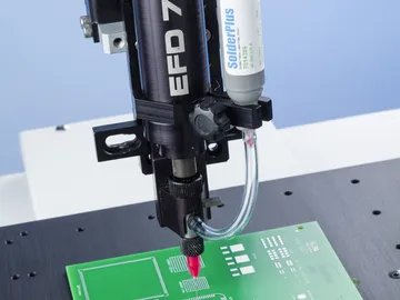 Nordson-EFD-794-Dispensing-Solder-on-PCB