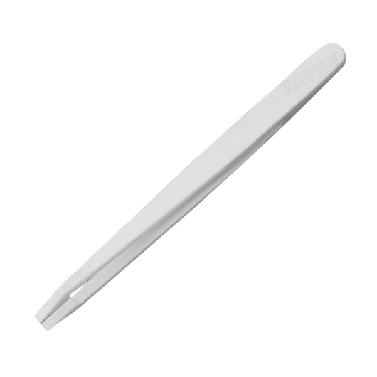 White plastic tweezers