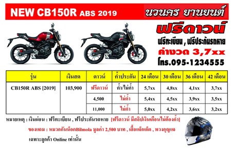 CBF150NAKABS2019-