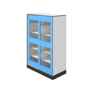 LABORATORYGLASSWARECABINETW1200D600H1800GLASS2DOORSILDE