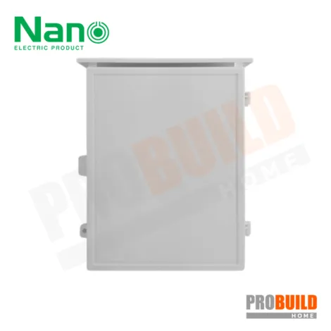 ตู้พลาสติกกันฝนมีหลังคาNANOสีขาว103(12