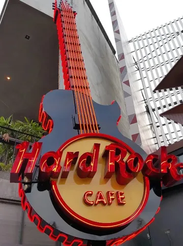 ป้ายร้านอาหารHardRock