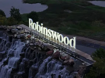 ป้ายอักษรโลหะRobinswood