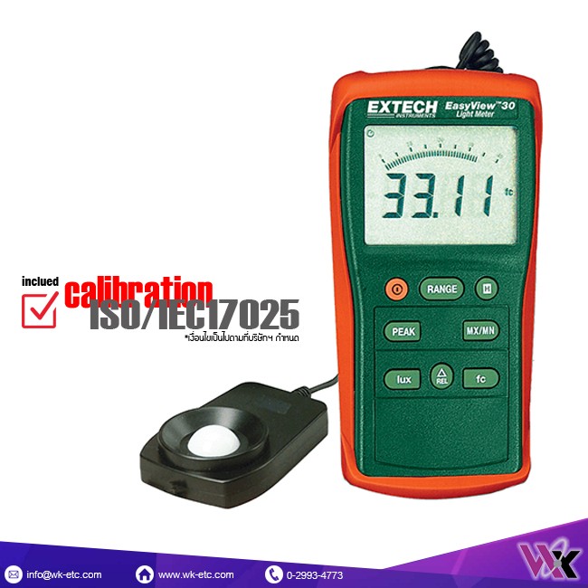 EXTECH EA30 EasyView™ Wide Range Light Meter