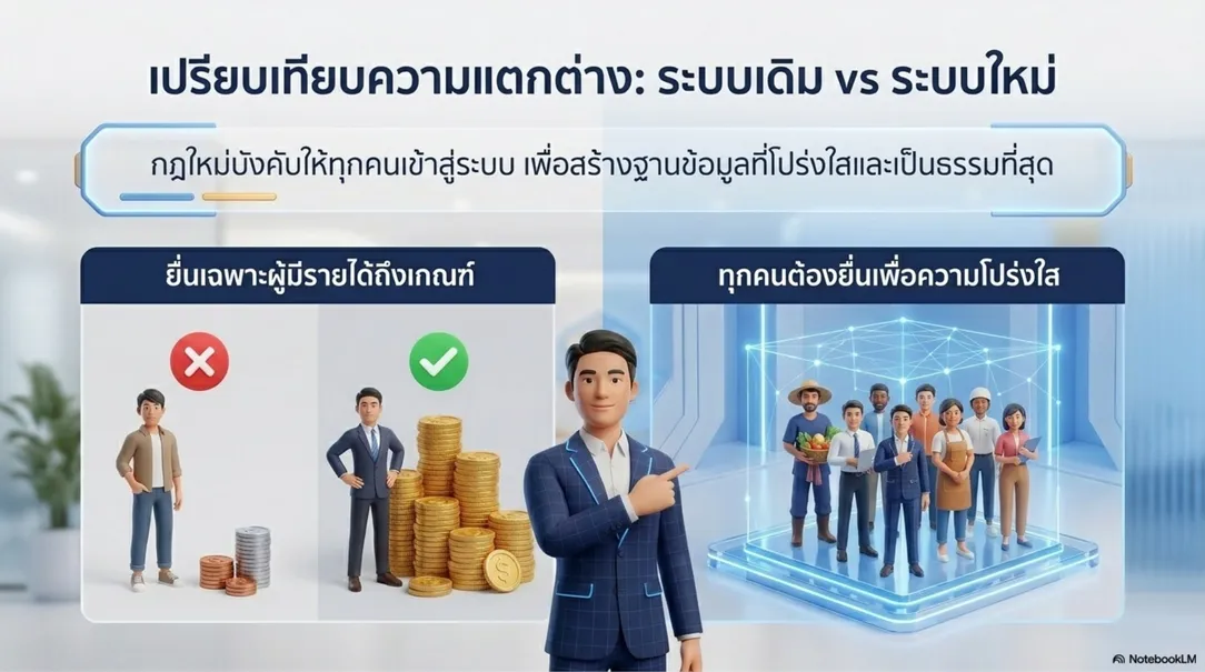 ไทย'ทุกคน'ต้องทำการยื่นภาษีเงินได้4