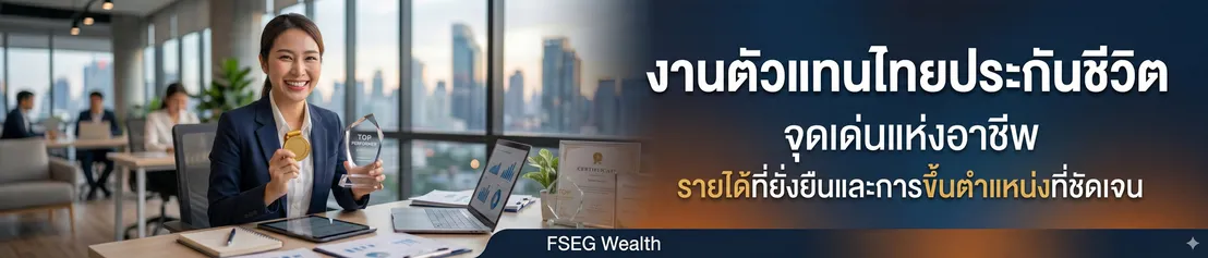 งานตัวแทนไทยประกันชีวิต
