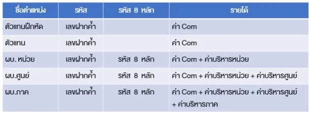 รายได้SMARTAGentGroup