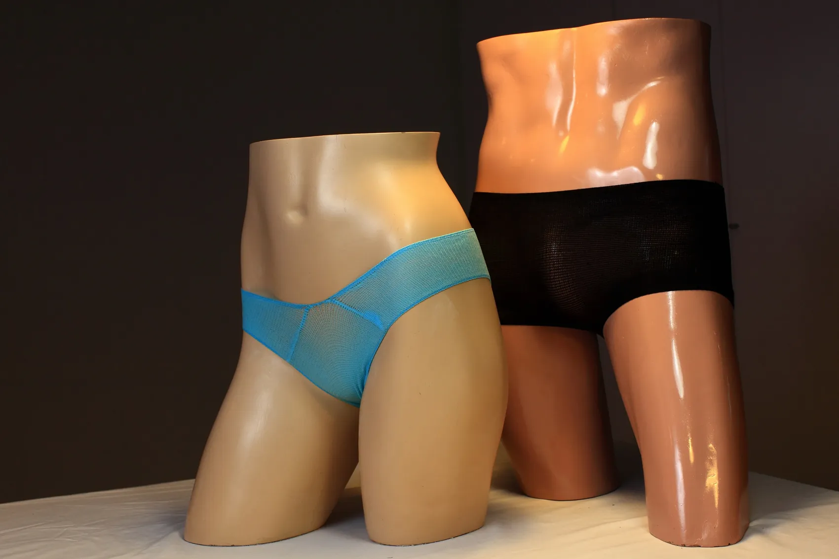 Dukal Reflections™ Black Thong Panty Disposable Spa Undergarments, 100