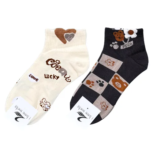 ILoveSocks-Vสูง-คละสีเข้ม-ลายแฟชั่น-(Ch-128)-ปก