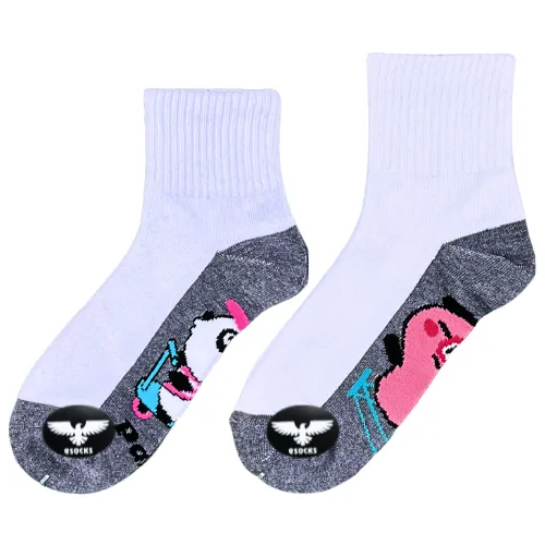 นักเรียน-eSocks-ขาวเทา-พื้นการ์ตูน-ปก