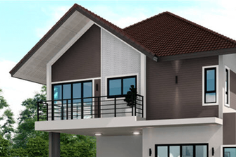 กระเบื้องหลังคาซีแพค สีร๊อคโค่ บราวน์