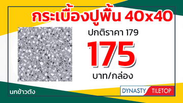 โปรพยกระเบื้องปูพื้น40x40ไดนาสตี้นกข้าวตัง