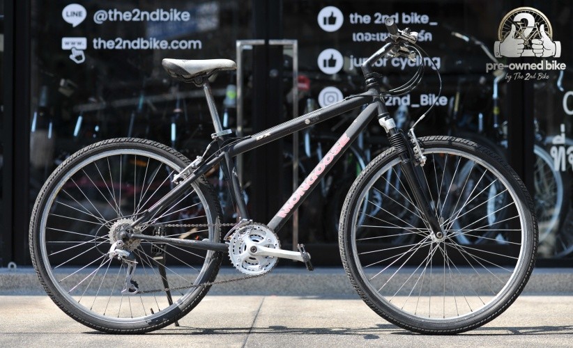 EZBIKETIME-จักรยานเสือภูเขา-จักรยานมือสอง-MONGOOSE-สีดำ-CHROMOLY