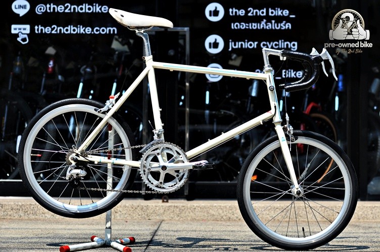 THE2NDBIKE-จักรยานมินิทัวร์ริ่ง-FUJI-COMET-ล้อ20นิ้ว-สีขาว-เฟรมโครโมลี่