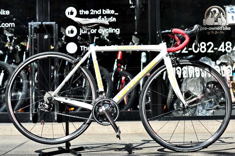 THE2ndBIKE-จักรยานเสือหมอบมือสอง-CANNONDALE-CAAD9-MADEINUSA-สีขาว-GROUPSET105(2)