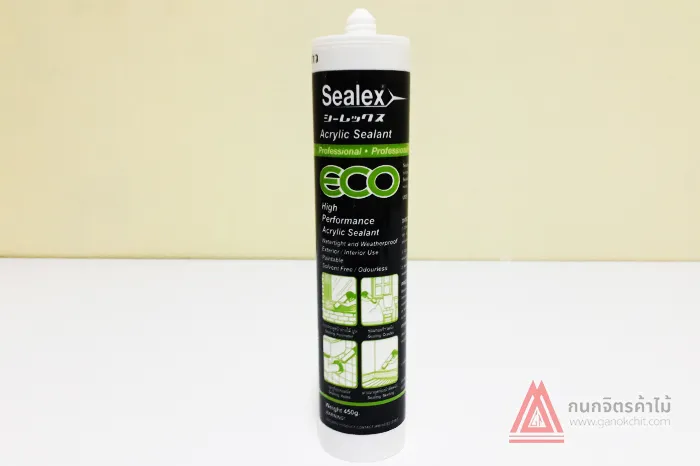 ซิลิโคนอะคริลิคแด๊ปสีขาว-Sealex