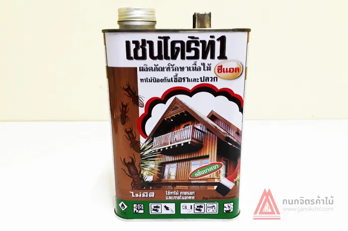 เชนไดร้ท์ทาไม้สีใส1