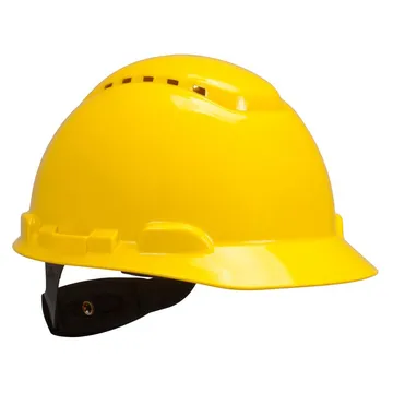 หมวกนิรภัย3MมีรูระบายสีเหลืองNTNSAFETY