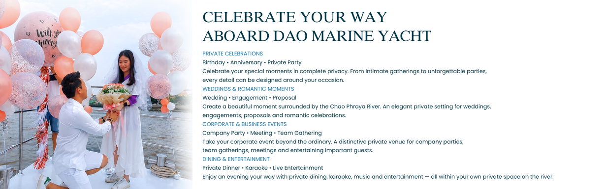 DAO MARINE YACHT PRIVATE CRUISING EXCEPTIONAL MOMENTS