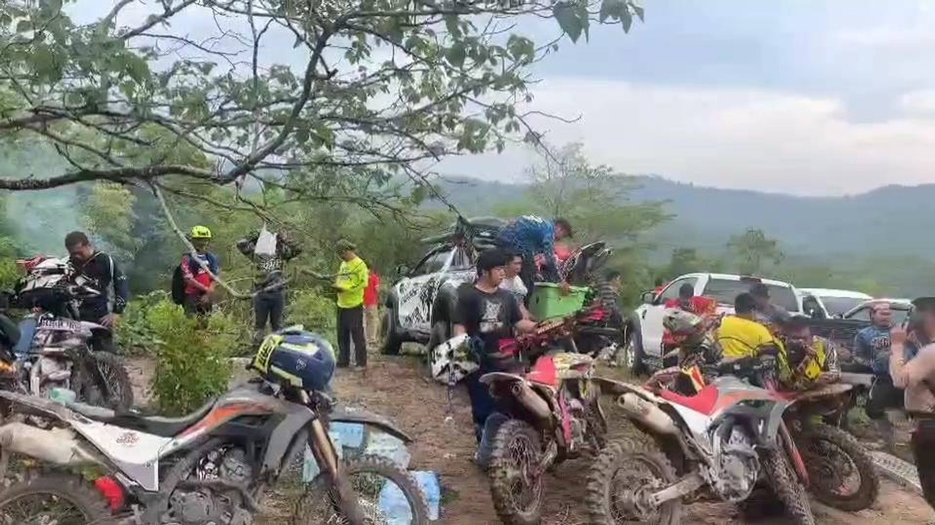 Motocross accident national park
