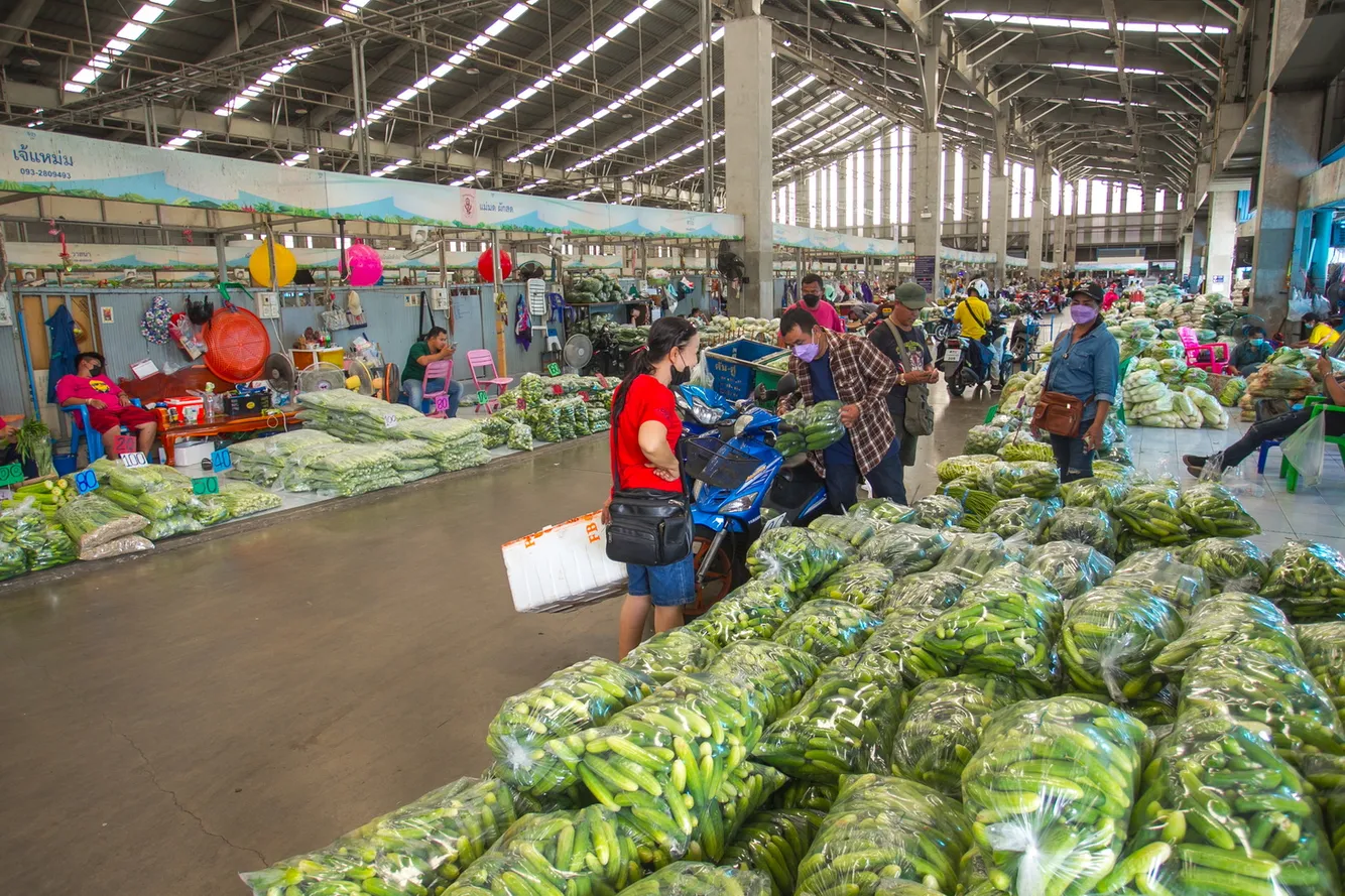 บรรยากาศตลาดผักทั่วไป0resize0