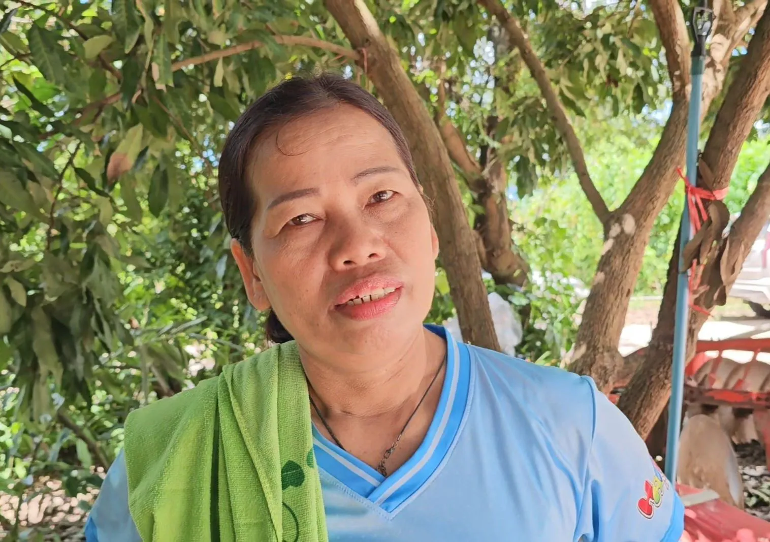 สัมภาษณ์นางสาวการวีเชิดดีปีชาวบ้านที่อ
