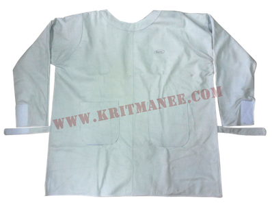 D007-เสื้อเชื่อมหนังผิว(ด้านหน้า)