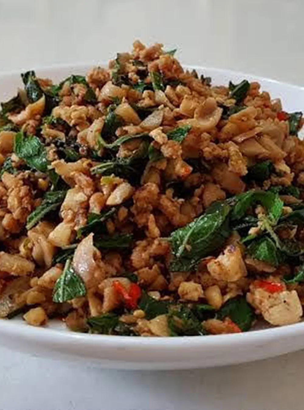 Hormokpuddingผัดกะเพราไก่