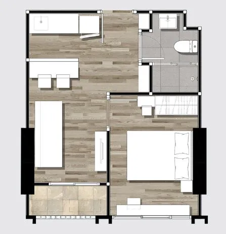 1bedroomCommonTU